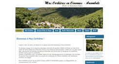 Desktop Screenshot of mascorbieres.com
